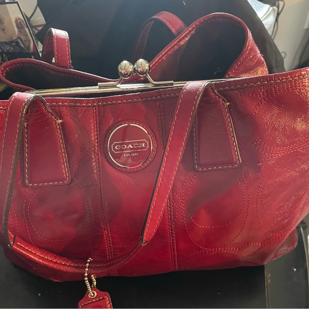 Coach Red Bag